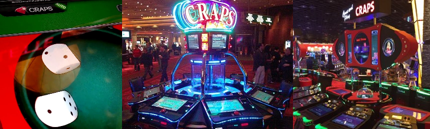 Different versions of bubble craps games.